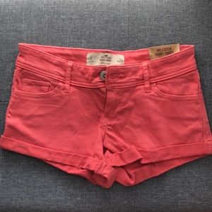 Hollister orange shorts